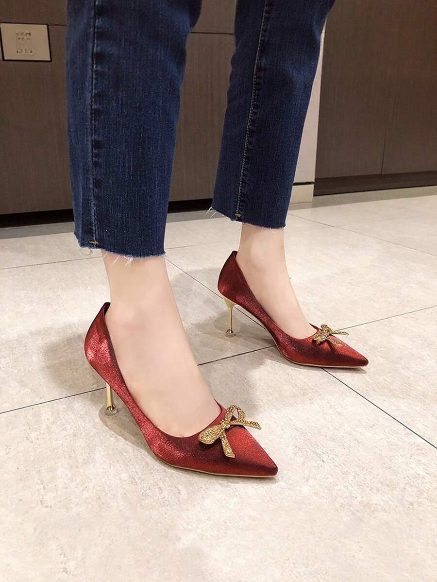 blingqueen Dames Kant Hoge Hakken Riempjes Pumps Stiletto Riempjes Pumps, 37 EU