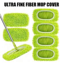 8pcs/6pcs/4pcs/2pcs/1pc, Microfiber Cleaning Mop Replacement Pad, Compatible With Sweeper, Flat Floor Mop Cloth, Washable And Durable Replacement Mop Cloth, Wet And Dry Use, Easy To Clean, Cleaning Supplies, Back To School Supplies,Mop Replacement Pads, Elastic Band Flat Floor Mop Cloth, Washable Durable Mop Pad Refill, Dust Mop Head, Soft Mop Pad Refill, Super Absorbent, Easy To Clean, Cleaning Supplies