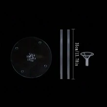 27.5 英寸优雅气球拱门展示，1/2/4 套，漂浮气球桌面中心装饰，适合婚礼和派对氛围，易于组装的装饰套件，适用于节日和庆祝活动