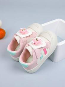 Infant Outdoor Versatile New Comfortable Soft Bottom All Season Suitable For Walking, Outdoor Fashion Casual Cartoon Cute Sneakers - Pink - View 9