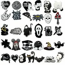Horror Halloween Schuh Charms als Accessoires für Sandalen, Clogs, Anstecker, Abzeichen, Jeans Dekorationen und Schuhe