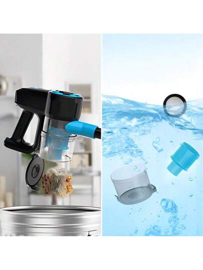 YISORA N3 Cordless Stofzuiger Cleaner, 17kPa Powerful Suction, 0.7L Dust Bin, 40min Runtime, 2200mAh Capacity, 70dB Noise Level view 3