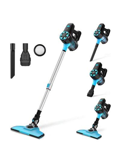 YISORA N3 Cordless Stofzuiger Cleaner, 17kPa Powerful Suction, 0.7L Dust Bin, 40min Runtime, 2200mAh Capacity, 70dB Noise Level