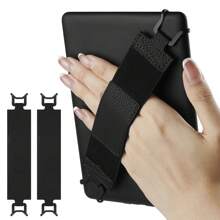Alça de Mão Segura para Kindle e E-Reader - Suporte Agarrador de Dedo para Kindle Paperwhite/Kobo Clara/BQ/Toline Shine/ Vision/Pocketbook/ Tablet E-Book de 6"-6.8"-7" - Alta Elasticidade