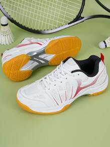 TACHUAN Herren Badminton Schuhe, atmungsaktives Mesh-Design, professionelle rutschfeste Sportschuhe zum Badminton spielen