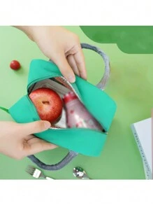 1 件卡通动物 3D 保温午餐盒袋，可爱便携式保温午餐袋，适合学生、办公室工作人员、学校用品 - 多色 - 查看 4