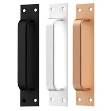 Door Handle Aluminum Alloy Window Cabinet Balcony Sliding Door Pull Punch-Free Pull Closet Furniture Hardware Home Improvemen