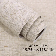 1 Roll Beige Removable Self-Adhesive Linen Textured Wallpaper, Peel-And-Stick, Simple Natural Embossed Paper, Ideal For Accent Wall Decoration In Living Room, Bedroom, Renovation And Decoration, Multiple Length Options,Renovation Stickers Peel Wall Panels,Wall Paper, Wallpapers,Spring Decoration Items Refresh Your Home,Rama Decoration Stickers Wall Stickers Room Decor Wall Sticker - Linen Texture-beige - View 14