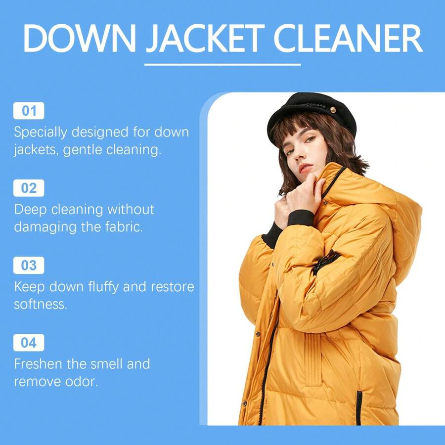 Down Jacket Dry Cleaning Agent Mild, NonIrritating, Easy To Clean And Remove Stains And Dirt