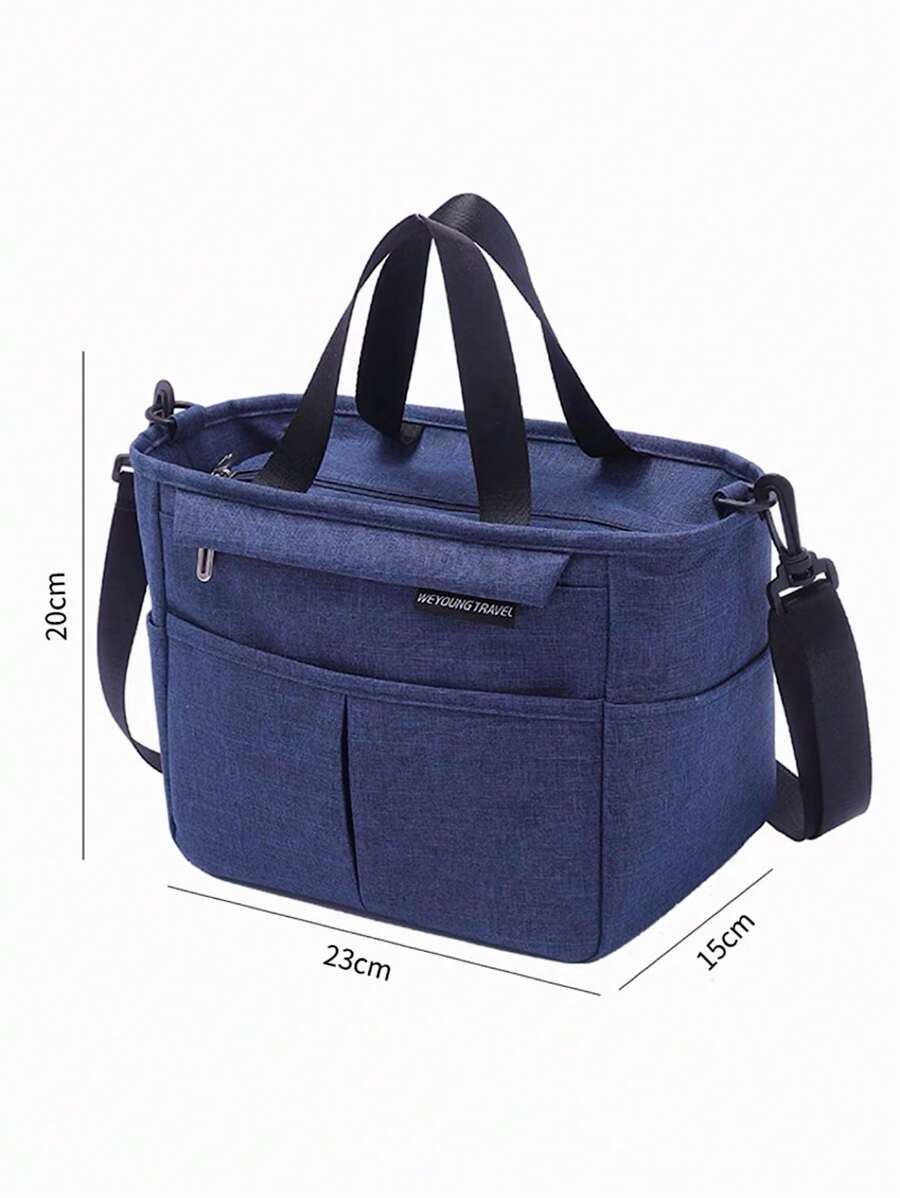 Multineos Comercial Women's Thermal Bag With Shoulder Strap For Gym Lunch Box - Blue - View 1