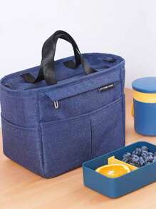 Multineos Comercial Women's Thermal Bag With Shoulder Strap For Gym Lunch Box - Blue - View 2