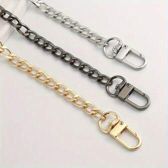 40cm/60cm/80cm/100cm/120cm简约时尚金属肩带包包配件DIY配件可调节替换肩带时尚耐用