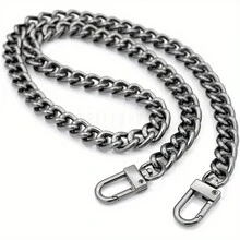 15-47 Inch Purse Chain Strap, Crossbody Aluminium Chain Handle, Shoulder Handbag Replacement Clutch Mini Pochette Accessories