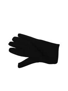 1件装直发烫卷美发耐热指套手套美发造型工具隔热防护手套 - 黑色 - 查看 3