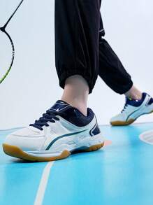 TACHUAN Badminton Schuhe für Herren - Neue Mesh atmungsaktive Spezial Anti-Rutsch Badminton Sportschuhe