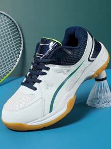 TACHUAN Badminton Schuhe für Herren - Neue Mesh atmungsaktive Spezial Anti-Rutsch Badminton Sportschuhe