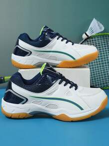 TACHUAN Badminton Schuhe für Herren - Neue Mesh atmungsaktive Spezial Anti-Rutsch Badminton Sportschuhe