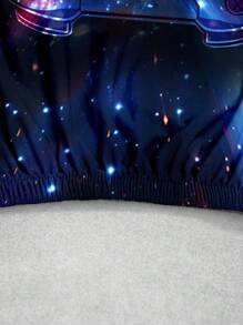 4 قطع/ مجموعة أغطية لكراسي الألعاب مطبوعة ، أغطية كرسي الكمبيوتر قابلة للغسيل والإزالة من الحرير السائل مطاطية، مناسبة للمكتب والبار والغرفة والكراسي الخاصة بالألعاب وديكور المنزل