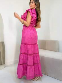 MIA MIA MODA VESTIDO - Fúcsia - Visão 2