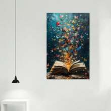 Local Warehouse , Colorful Fiesta- Joyful Mexican Woman In Traditional Dress With A Bright Sombrero Framed Canvas Artwork For Home And Office Decor, Great For Bars, Cafes, Shops Or Bedrooms- Perfect Home Decor Gift-Framed