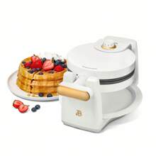 Beauti Electric Griddle/Waffle Maker Breakfast Set, White Icing By Drew Barrymore - White - View 3