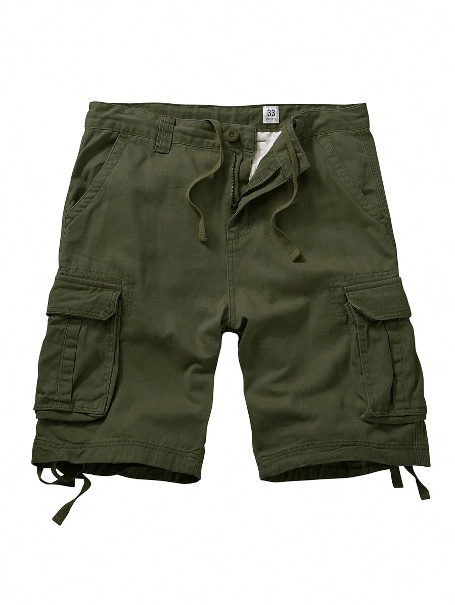 Men's Cargo Shorts, Camo Shorts, Multi Pocket Casual Shorts, Loose Fit Outdoor Work Shorts With No Belt.
