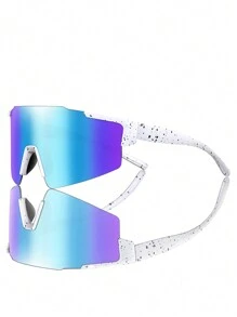 1 Pair Fashion Sport Fashion Glasses, Cycling Glasses, Running Glasses, Suitable For Outdoor Sports, Cycling, Running, Hiking And Other Outdoor Activities Easy Comfort Casual Outfits Outdoor Cycling Glasses For Summer Beach Vacation,Outdoor,Travel