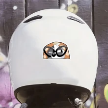 1PC, Funny 3 Inch Removable Outdoor Waterproof Vinyl Creative Gift Cute Pet Class Cartoon Stickers Funny Dog Sticker Cartoon Dog Sticker Dog With Glasses Sticker Pet Humor Sticker Sassy Dog Sticker