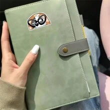 1PC, Funny 3 Inch Removable Outdoor Waterproof Vinyl Creative Gift Cute Pet Class Cartoon Stickers Funny Dog Sticker Cartoon Dog Sticker Dog With Glasses Sticker Pet Humor Sticker Sassy Dog Sticker