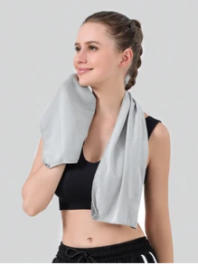 Toalha esportiva multicolorida de secagem rápida, toalha refrescante para exercícios ao ar livre, maquiagem, ioga, ciclismo, absorve o suor, escola, volta às aulas, viagem, itens essenciais para viagem, itens essenciais para casa, toalha, cuidados com a pele