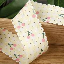 Cinta a cuadros impresa por ambos lados, accesorio de pelo hecho a mano en forma de lazo, flor para el cuello, decoración de sombrero, encaje a cuadros para acolchar