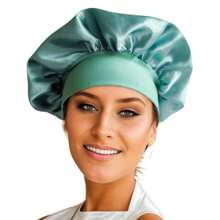 Silk Bonnet For Sleeping, Satin Hair Bonnets, Soft Elastic Band Silk Sleep Cap, Silk Hair Wrap For Curly Hair (Black Gold), Bow Decor Hair Drying Towel, Nordic Hair Drying Cap For Bathroom Absorbent Hair Towel Home Bathroom Decor Fall Decor Back To School Hair Bonnet Shower Towels For Beauty Salon, Hotel Sports, Home Essentials, Towel, Skin Care - Multicolor - View 14