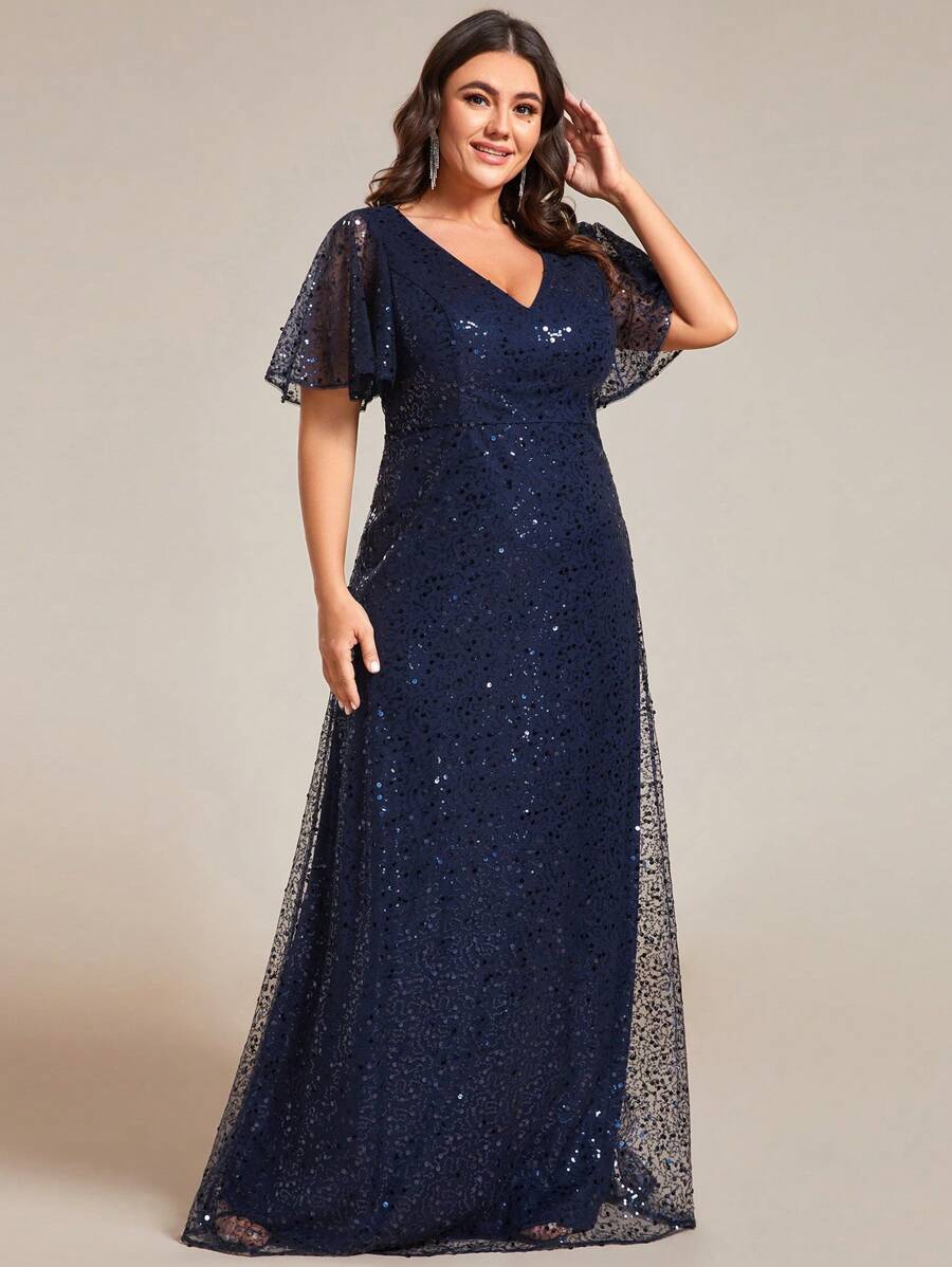Celeste | Elegant Sequined Formal Dress