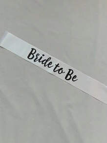 1/7pcs Satin Sash Set - Sophisticated & Fun Party Favors For Bachelorette Party, Bridal Shower & Wedding Party