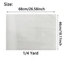 1 pezzo di tessuto di tulle svizzero da 1/4 di iarda per realizzare la base di parrucche in pizzo, accessori per reti per capelli, strumenti per tessitura, disponibile in 4 colori