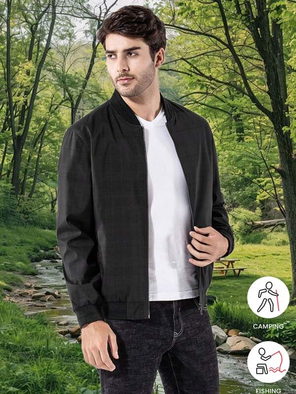 [Spring/Summer] New Men's Outdoor Jacket With Durable Fabric, Windproof, Casual, Versatile Flight Style