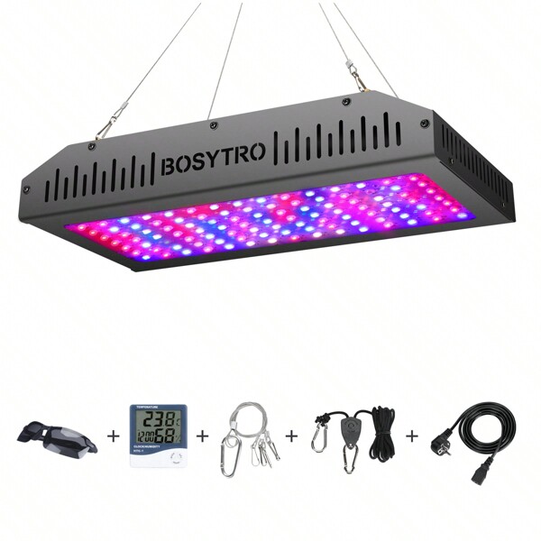 VAYALT BOSYTRO LED Grow Lampe Pflanzenlicht 1200W Doppelschalter Serie Vollspektrum LED Pflanzenlampe Vollspektrum LED Grow Light Wachsen Lampe für Hydroponik Gemüse und Blumen Zimmerpflanzen