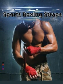 2pcs Boxing Hand Wraps, Martial Arts Hand Bandages, Sweat-Absorbent Fitness Hand Wraps, Muay Thai Hand Wrap