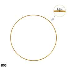 1pc Metal Floral Hoop Rings DIY Macrame Hanging Crafts Wedding Table Centerpieces Decoration Christmas Flower Wreath Garland - Gold - View 13