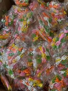 Große Augen Obstgabeln, Geburtstagsdekorationen, Partydekorationen, Feiertagsdekorationen, Party-Zubehör Obstgabel Set, geeignet für Snacks, Kuchen und Desserts als Weihnachtsgeschenk