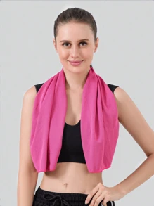 Toalha esportiva multicolorida de secagem rápida, toalha refrescante para exercícios ao ar livre, maquiagem, ioga, ciclismo, absorve o suor, escola, volta às aulas, viagem, itens essenciais para viagem, itens essenciais para casa, toalha, cuidados com a pele