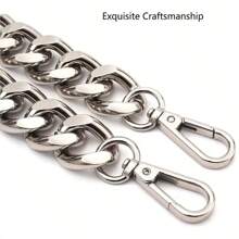 Cadena de metal de 15-47 pulgadas, reemplazo de asa/correa para el hombro de bolso de mano de estilo fashio