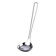 1pc 304 Stainless Steel Extra Large Soup Ladle, Thickened & Polished, Mirror Polished Tableware, Suitable For Home, Kitchen, Restaurant - Multicolor - View 14