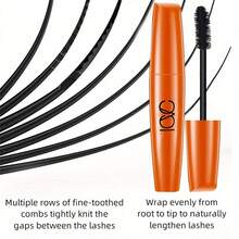 纤长睫毛膏，显著增加睫毛长度，持久配方，防水防晕染，深黑色 - 睫毛膏1支 - 查看 8