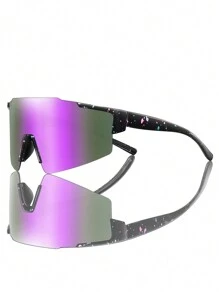 1 Pair Fashion Sport Fashion Glasses, Cycling Glasses, Running Glasses, Suitable For Outdoor Sports, Cycling, Running, Hiking And Other Outdoor Activities Easy Comfort Casual Outfits Outdoor Cycling Glasses For Summer Beach Vacation,Outdoor,Travel