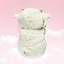 Miniso Soft White Lamb Plush Toy - Cozy And Huggable Stuffed Animal - Ideal For Ladies' Collection(1 PC) - Multicolor - View 3