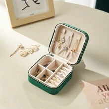 Hộp đựng trang sức du lịch hình ngôi sao và mặt trăng bằng vải nhung mới cho ngày lễ tình nhân, hộp trưng bày trang sức nhỏ gọn, di động, nhỏ gọn, đựng nhẫn, hoa tai, vòng cổ, thiết kế đèn lồng hình ngôi sao và mặt trăng bằng vải nhung mềm mại, có thể tháo rời, có ngăn đựng nhẫn lót nhung và có ngăn đựng khuyên tai, hộp đựng có khóa kéo nhiều ngăn, móc treo vòng cổ và ngăn ẩn, hộp đựng mini nhẹ, tiện lợi khi đi du lịch, có khóa bấm an toàn - Nhiều màu - Xem 17