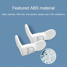 4pcs Drawer Locks, Child Locks, Baby Proof Adhesive Locks, Household No Trace Locks For Cabinet Drawers, Water Dispenser