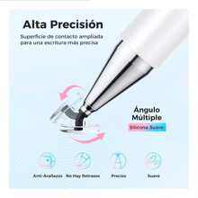 Vmingo Lapiz Tactil Tablet Capacitivo Regalo Boligrafo Doble Punta Optico Stylus Universal Pluma Touch - Plateado - Ver 7