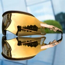KAPVOE Gafas de moda Kapvoe, gafas de ciclismo clásicas, gafas deportivas para correr, ciclismo, nuevos deportes al aire libre y ciclismo de montaña, de lujo para mujer